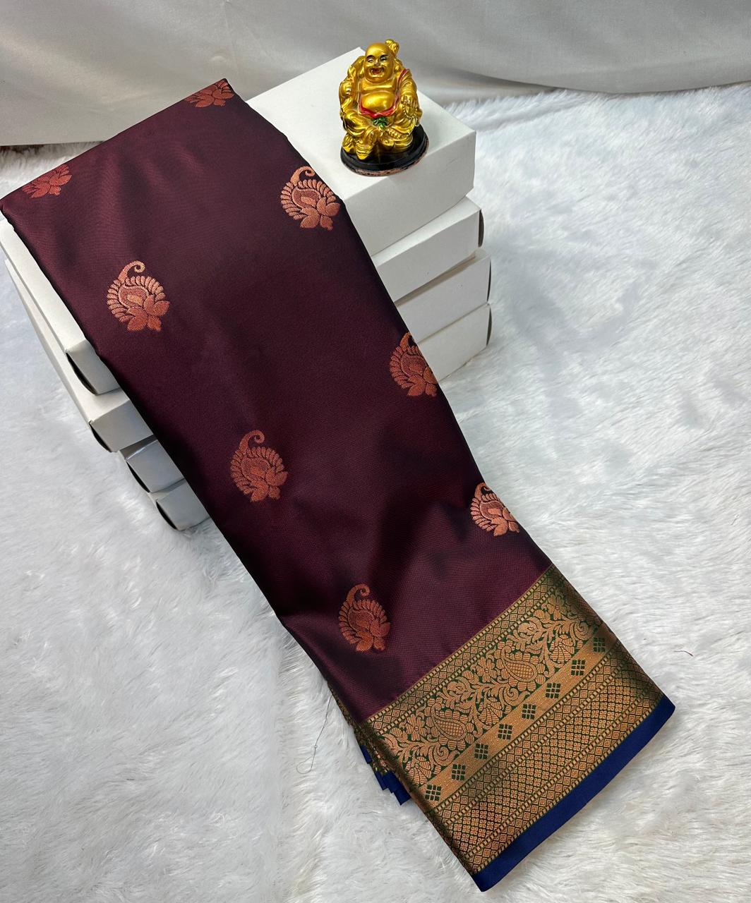 Kanchipuram Fancy Soft Silk Sarees