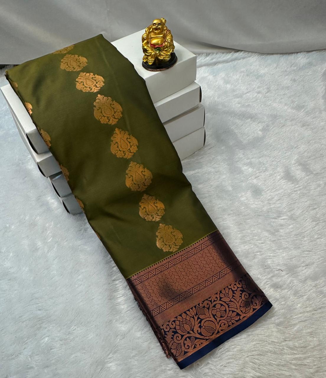 Kanchipuram Fancy Soft Silk Sarees