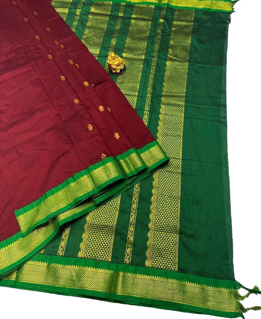 Madisar 9 yard and 10 yard Kalyani Cotton sarees 