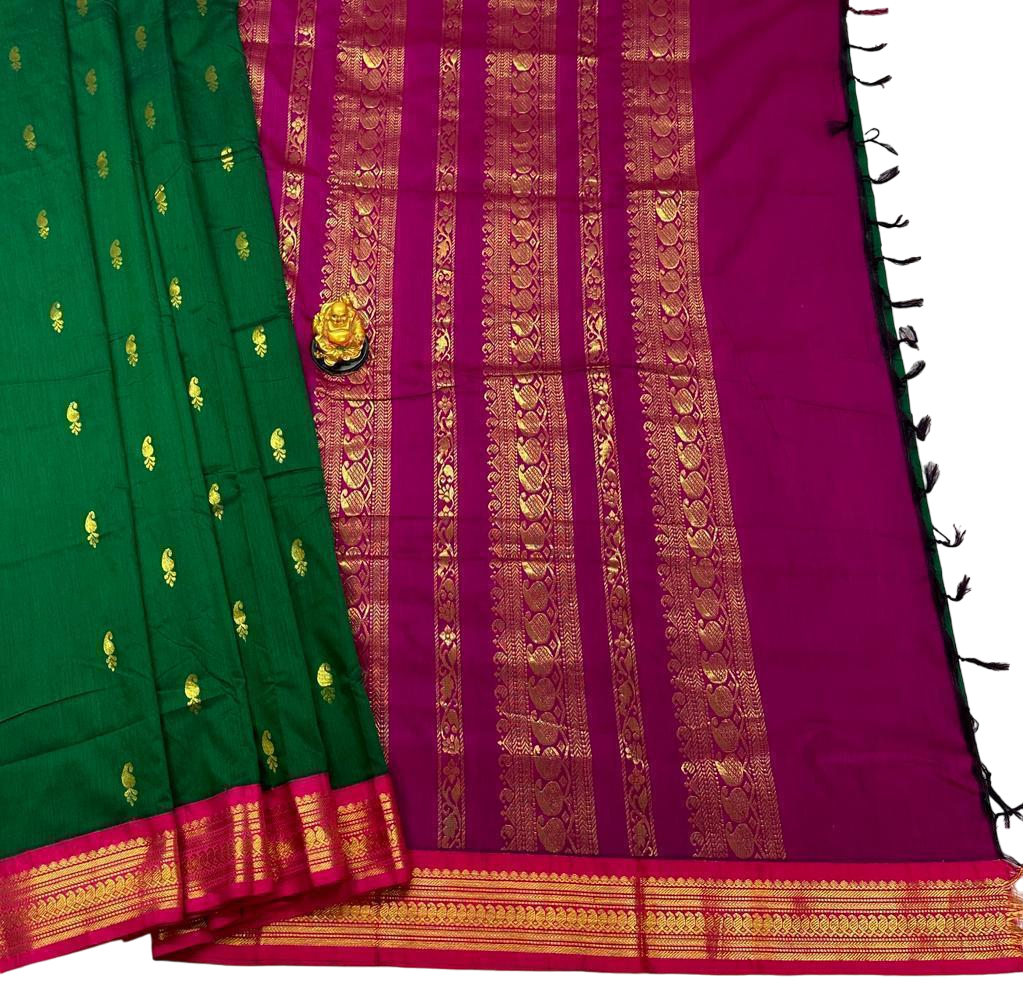 Madisar 9 yard and 10 yard Kalyani Cotton sarees 