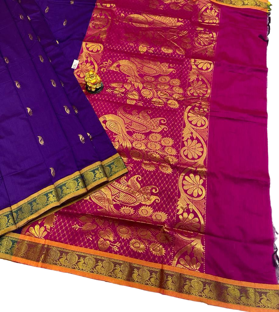 Madisar 9 yard and 10 yard Kalyani Cotton sarees 