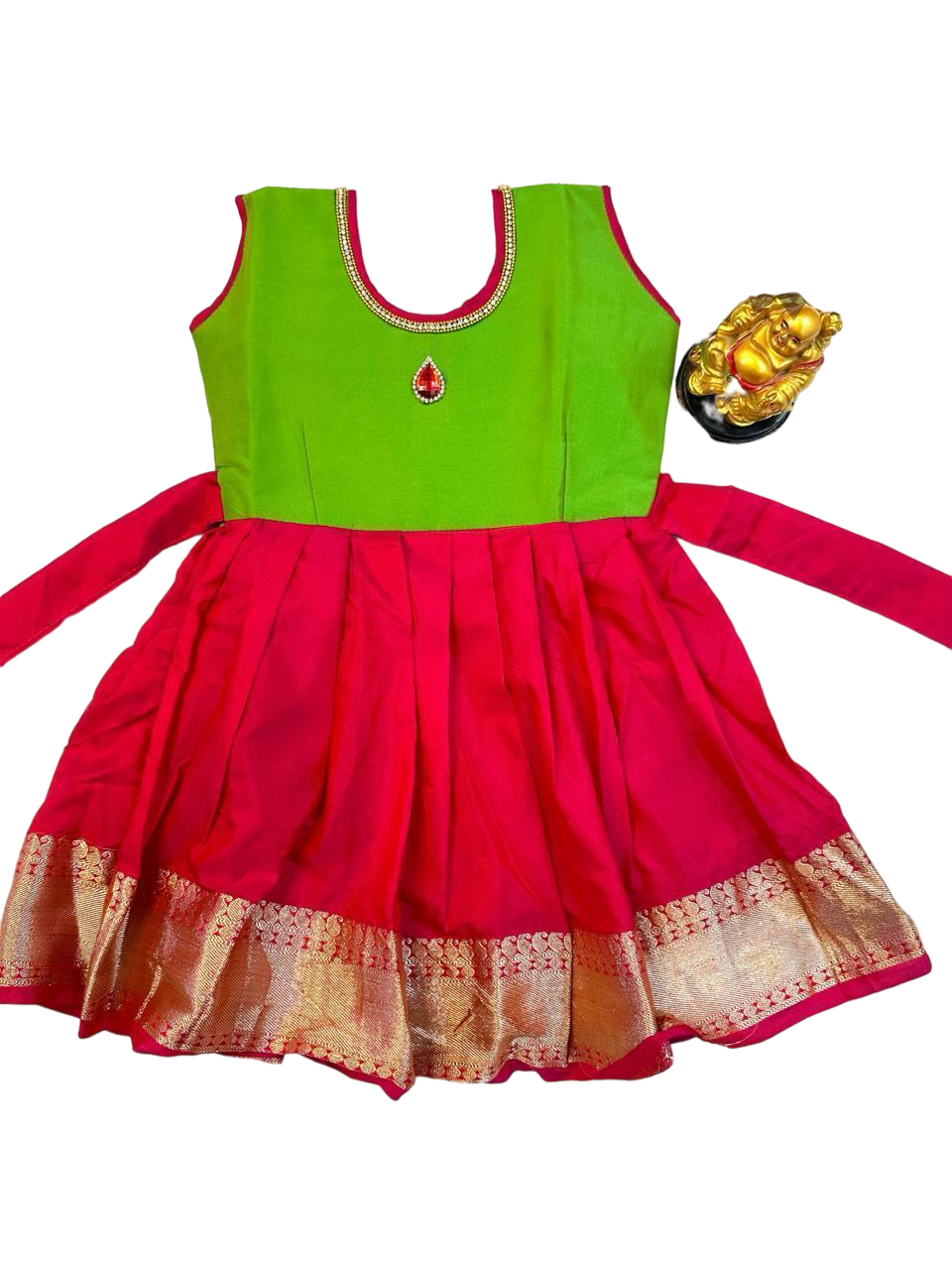 Kids Pattu Pavadi & Frock 