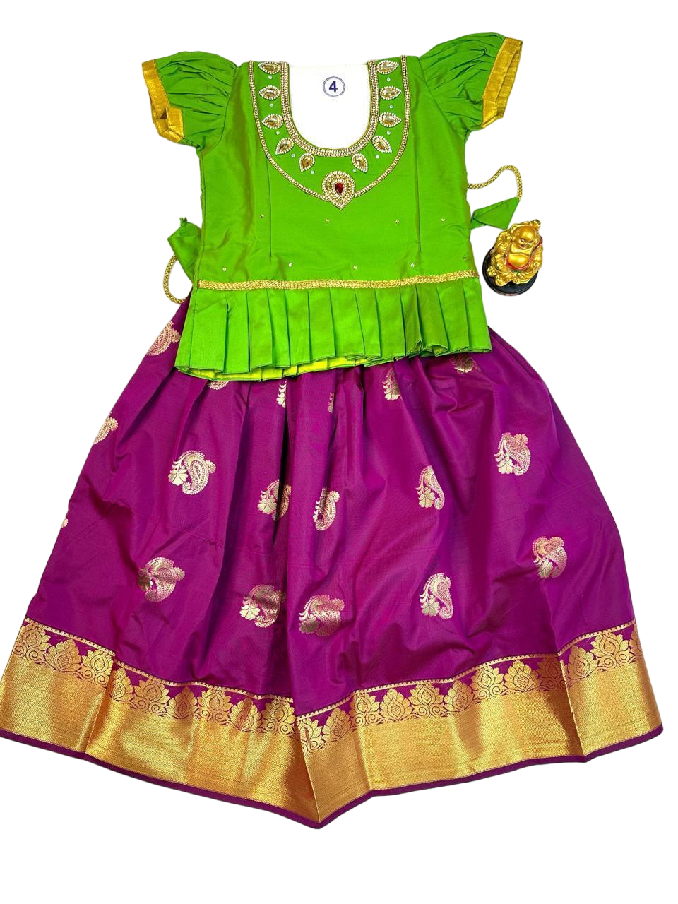 Kids Pattu Pavadi & Frock 